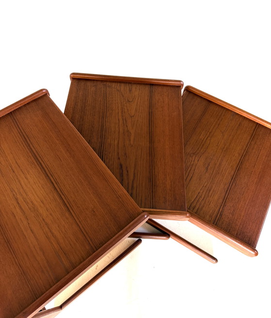 Vintage teakhouten mimiset, Salin Nyborg ‘60 – Bijzettafels, Wood (photo 4 of 8)