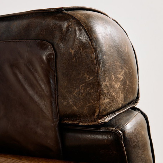 Image 1 of MK10591 Modell 757 Ledersofa-Set von Harry de Groot für Leolux, 3-teilig