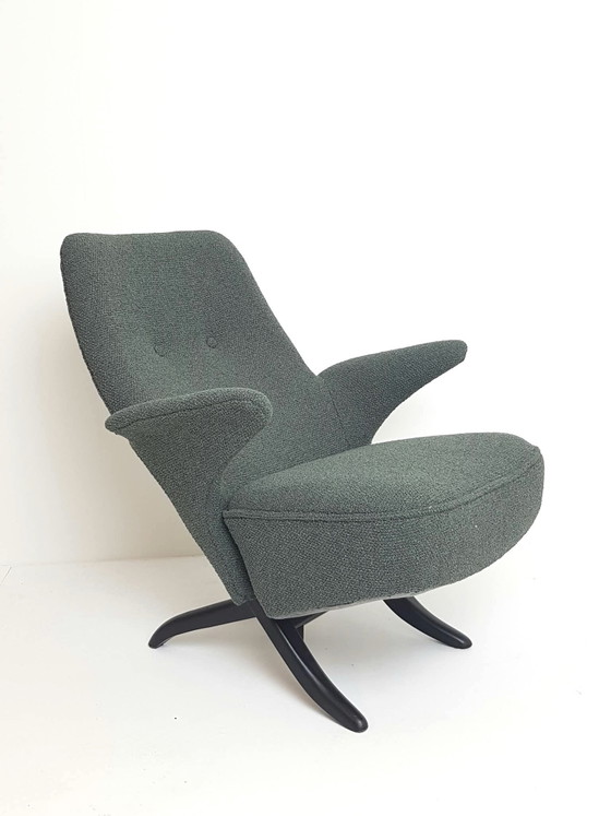 Vintage Artifort Theo Ruth Poltrona Pinguin Congo – Poltrone, Legno, Poliestere (photo 3 of 9)