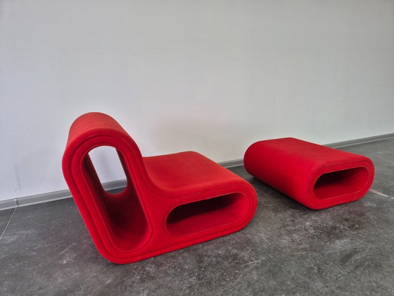 Image 1 of "Other One Lounge Chair" with ottoman by Leif Jörgensen for HAY