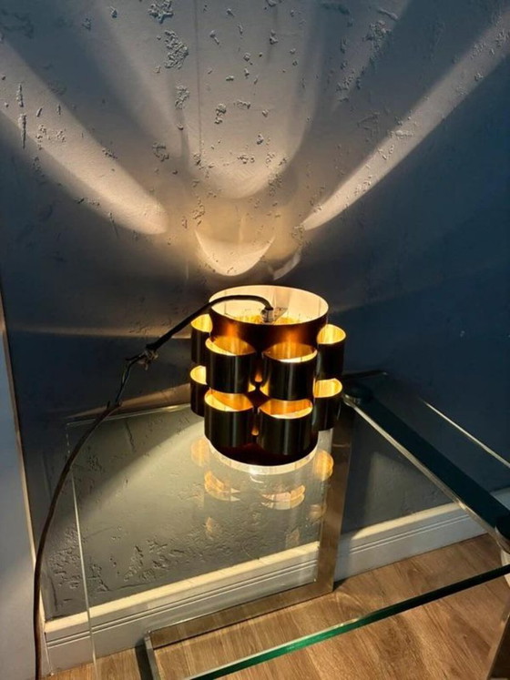 Lampada a sospensione Werner Schou, Coronell Electro Ottone Anni '60, Lampade a sospensione, Metallo, Marrone (foto 2 di 6)