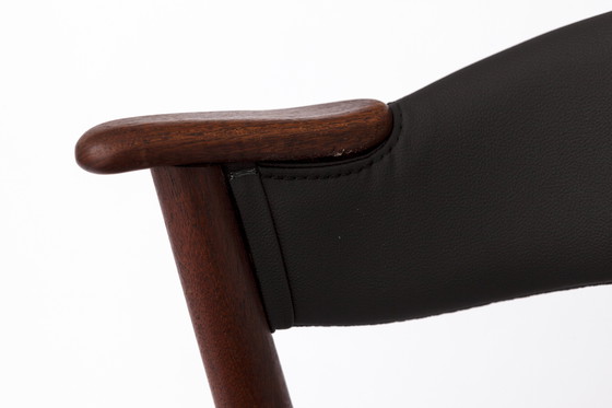 Image 1 of Ensemble de 6 chaises de salle à manger danoises en teck par Korup Stolefabrik - 1960s Mid-Century Modern Design