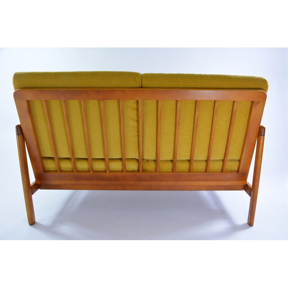 Image 1 of Vintage yellow teak BZ bench seat