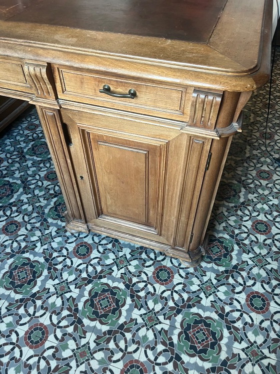 Image 1 of Hervorragender 2-seitiger antiker Schreibtisch