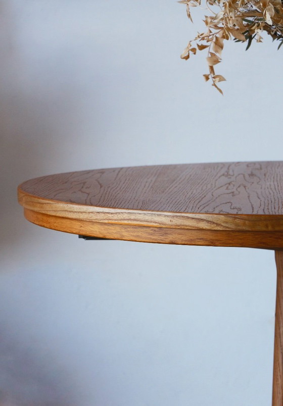 Image 1 of Extendable Vintage Oak Dining Table | Scandinavian Design