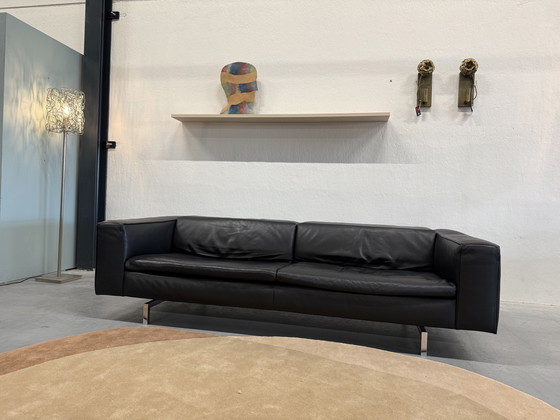Image 1 of Canapé Jori Shiva 3990 en cuir noir 235