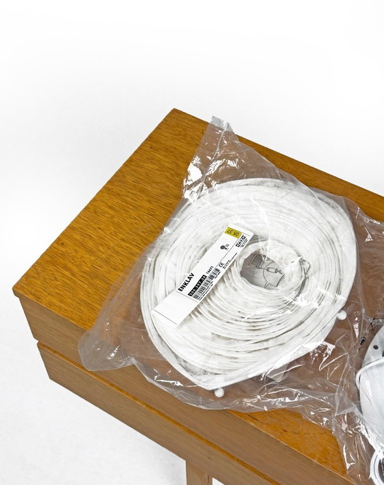 Image 1 of rara lampada da tavolo vintage Ikea "Enklav" in carta – Svezia, anni '90