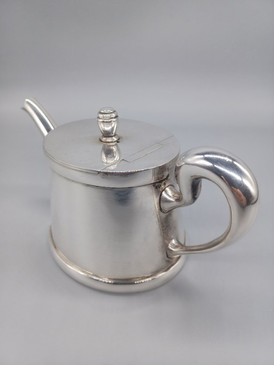 Image 1 of Tetera de plata Art Déco con sello Durousseau & Raynaud Lyon circa 1920.