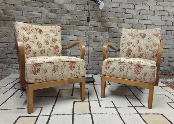 Image 1 of Paire de fauteuils vintage scandinaves années 60-70'