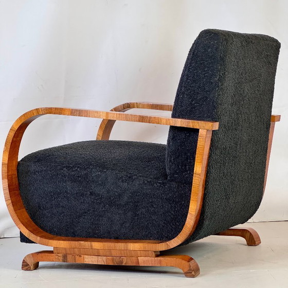 Image 1 of Paar Art-Déco-Sessel von Heal & Son, London, 1930er Jahre