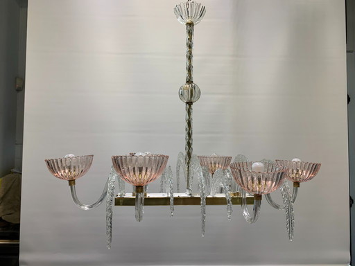Pendant chandelier ++RARITY ++SEGUSO V.A. restored with company stamp