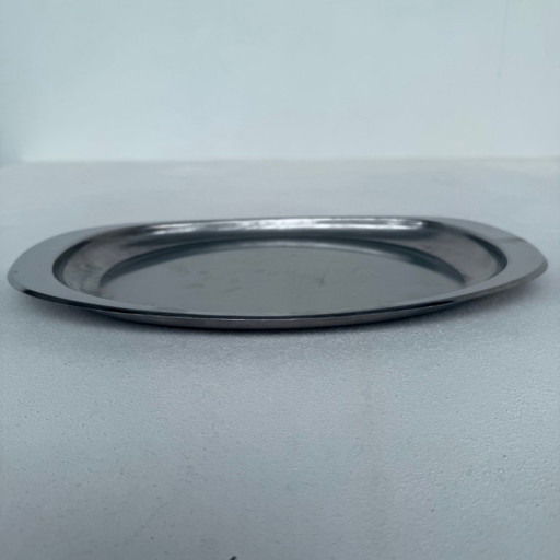 Alessi stainless steel tray, serving dish L41cm