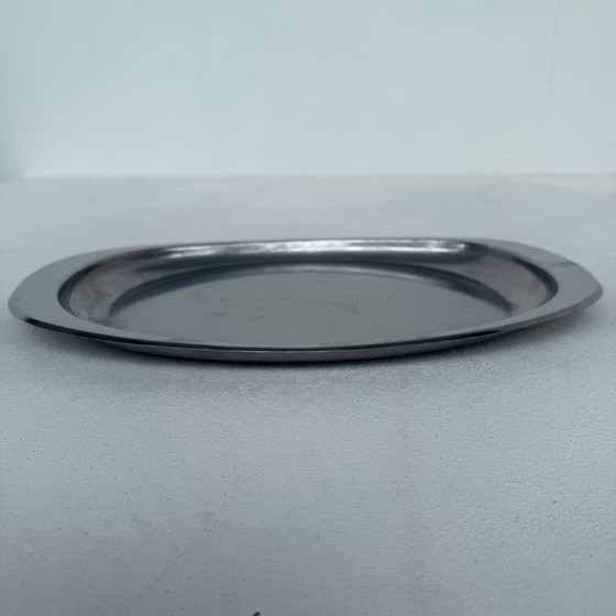 Image 1 of Vassoio Alessi in acciaio inox, piatto da portata L41cm