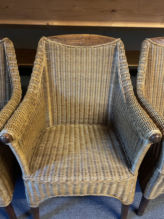 Image 1 of 4 poltrone Rotan vintage