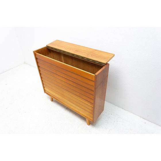 Image 1 of Vintage chest of drawers in oak wood and beech wood, Czechoslovakia 1960