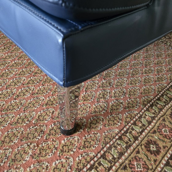 FSM FM-270 Clarus Designersofa | Georg Appeltshauser | Dunkelblaues Leder | De Sede-Gruppe – 2 Sitzer Sofas (photo 8 of 14)