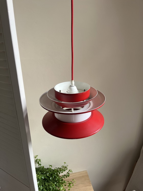 Image 1 of Lampada a sospensione vintage Trava - Carl Thore - Granhaga - Lampada di design svedese