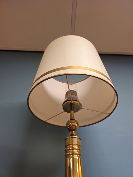 Image 1 of Vintage Messing Tafellamp Bureaulamp Lamp 