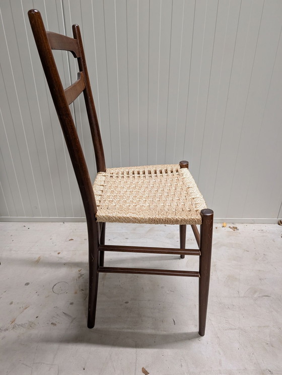 2 vintage kitchen chairs – Dining chairs, Textile, Wood (photo 8 of 15)