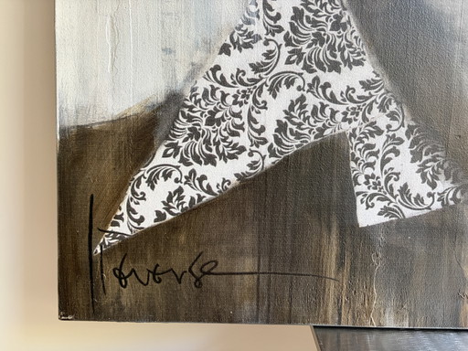 Intriguing artwork 2/20 by Christiaan Lieverse 110x110cm