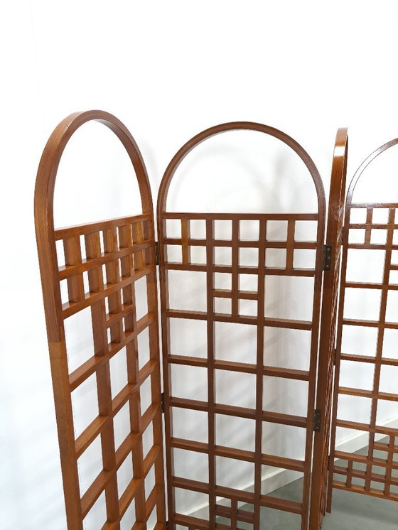 Image 1 of Teak houten kamerscherm roomdivider