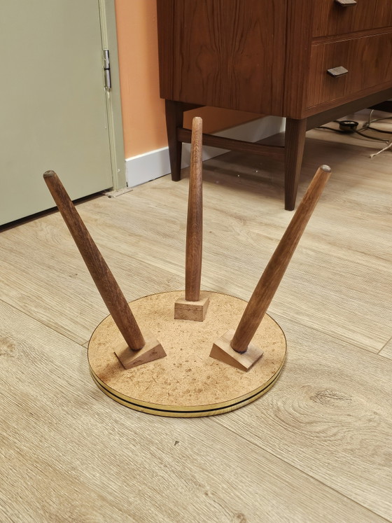 Table d'appoint Ronde Vintage pour Plantes – Vases, Wood (photo 8 of 8)