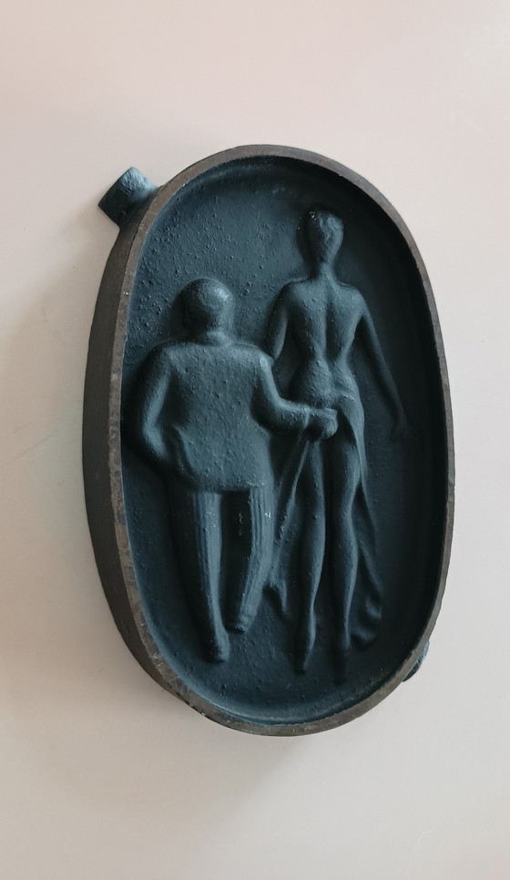 Image 1 of Ondeugende Bronzen Vijftiger Jaren Asbak