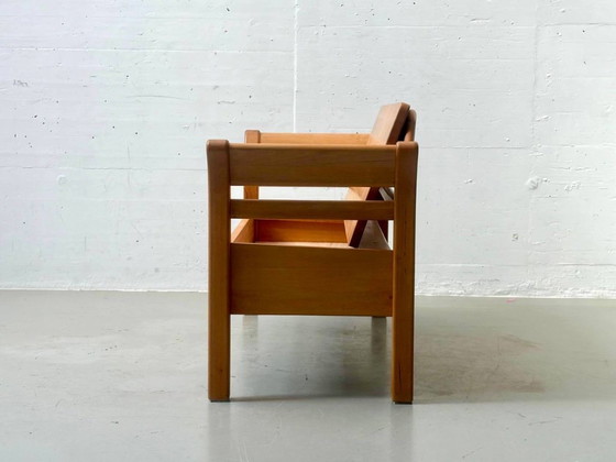 Banc en bois d'aulne, design vintage danois, fabrication artisanale, années 1980 – Wood (photo 5 of 14)