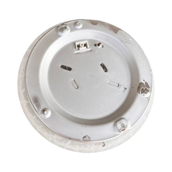 Image 1 of Modernist glass ceiling lamp VEB Narva Germany 1970s.