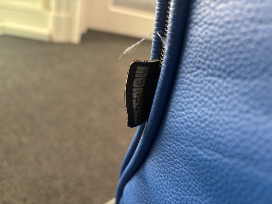 10 x Montis Chapplin Blu – Sedie da pranzo, Leather (photo 3 of 5)