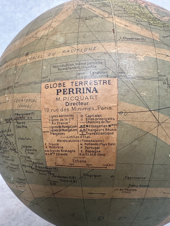 Image 1 of Globo/lámpara antigua de cristal