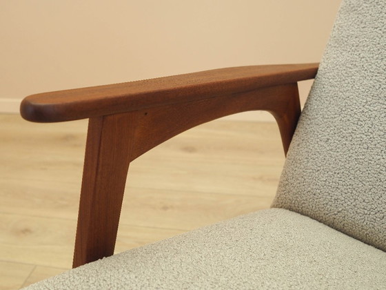 Image 1 of Teakhouten fauteuil, Deens design, jaren 70, gemaakt in Denemarken.