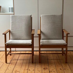 2x poltroncine danesi Børge Mogensen anni '60 tipo 2257 