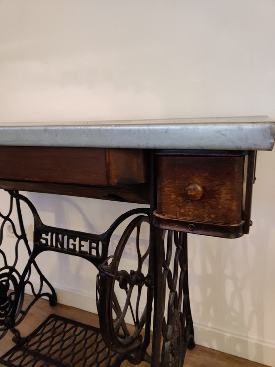 Image 1 of Singer sewing machine table