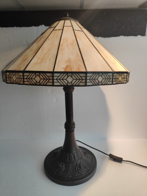 Image 1 of Tiffany Table Lamp Large High Model