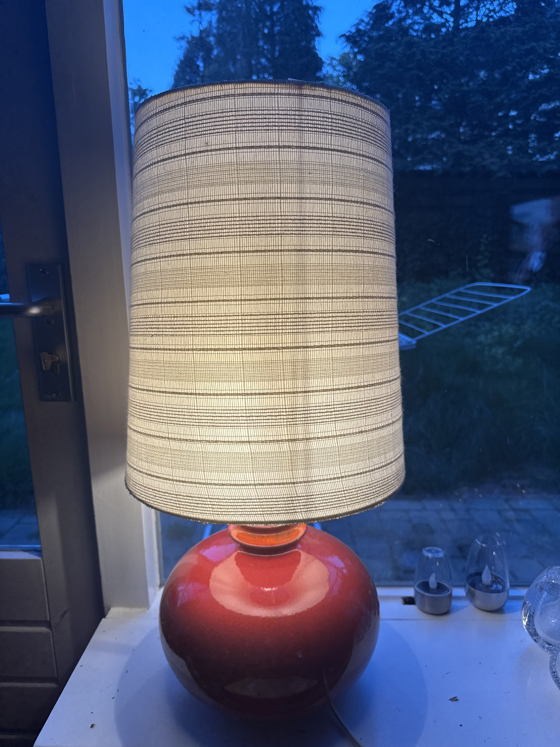 West Germany vintage table lamps orange | €144 | Whoppah
