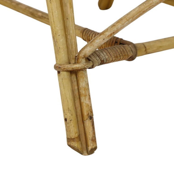 Image 1 of Set vintage di poltrone lounge in rattan stile boho