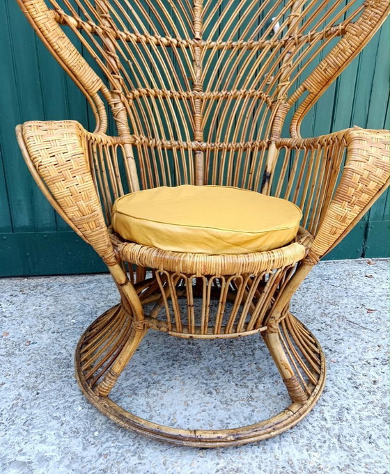Emmanuelle fauteuil in rotan van Gio Ponti, Italië 1960 – Rattan (photo 4 of 12)