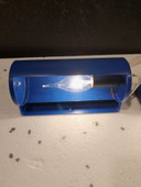 2 Apliques azul cobalto con interruptor en el cable