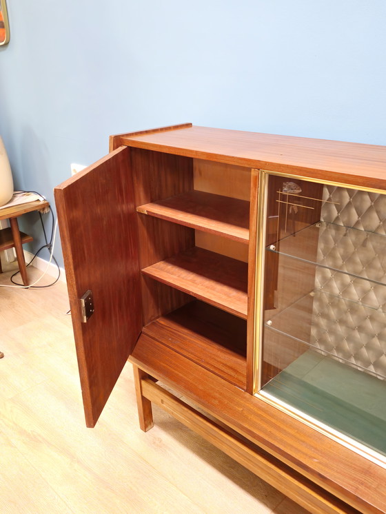 Image 1 of Buffet haut vintage en placage de teck