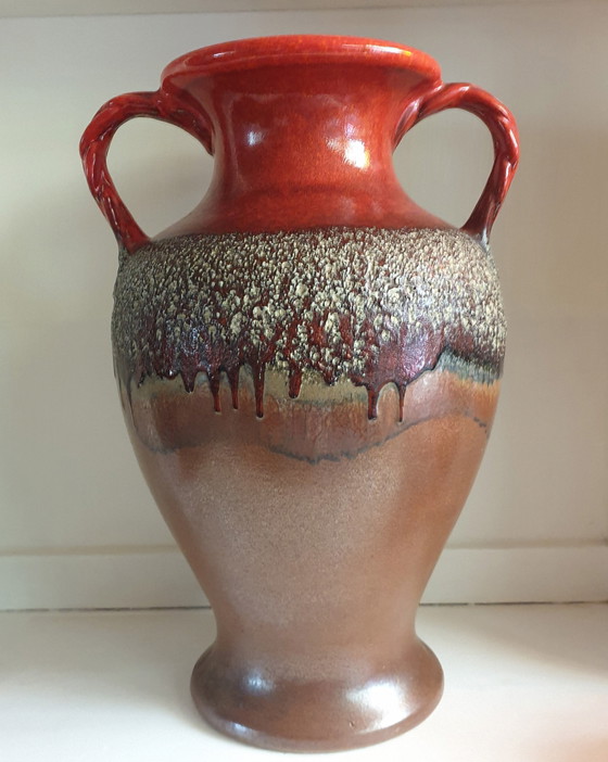 Image 1 of Grote Vloervaas (50cm)Jasba keramiek eind jaren 60