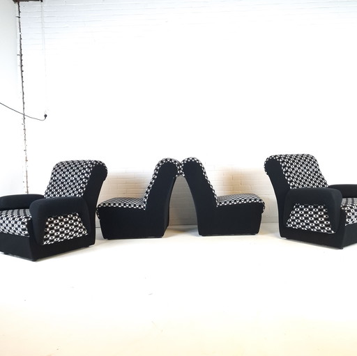 Divano componibile vintage 4 pezzi