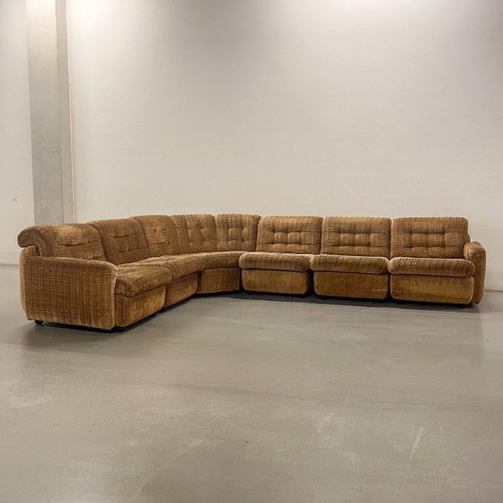 Image 1 of Vintage modulaire elementenbank – jaren 70 - Mid Century Modern