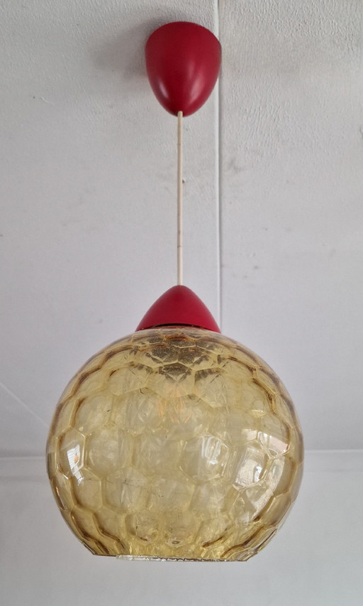 Vintage Bol Bubbleglas Eisglasröhre