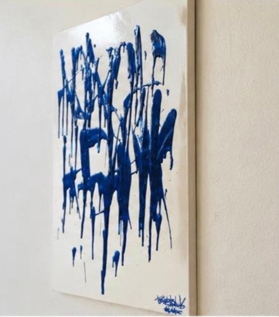 Image 1 of Popart Abstracte schilderkunst Karl Lagasse