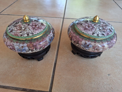 Cloisonné Schalen