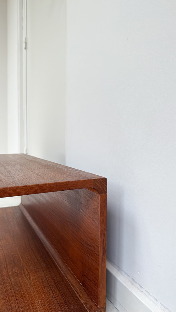 Mensola da parete vintage danese in legno di teak Pedersen & Hansen – Scaffali a muro, Wood (photo 7 of 13)