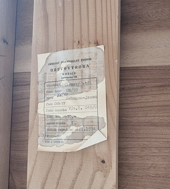 Image 1 of Vintage Dining Table in Ash, 1970s