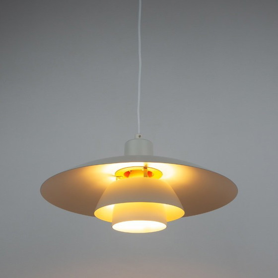 Image 1 of Paar 2 Deense vintage hanglampen PH 4/3 van Poul Henningsen, Louis Poulsen