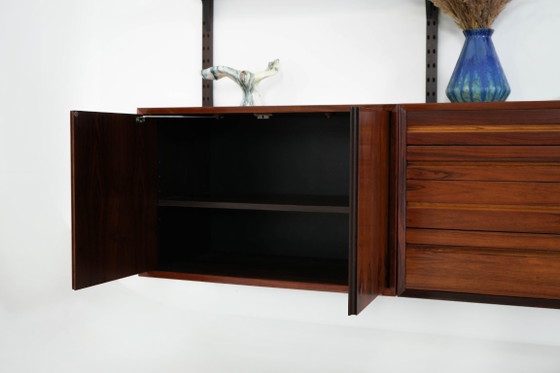 Modulaire stellingen van palissanderfineer van Poul Cadovius, Denemarken, jaren 70. – Wandkast, Mdf (photo 15 of 27)